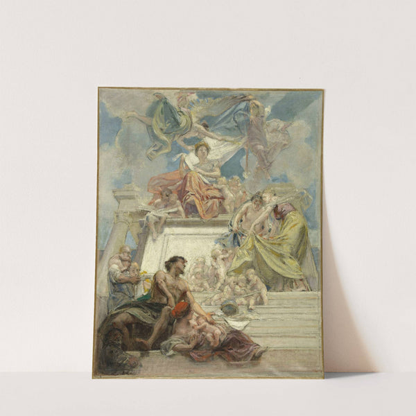 La Ville de Paris instruisant ses enfants by Diogène Maillart