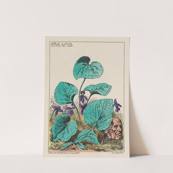 La violette – M. Edgar Quinet by Zut (Alfred Le Petit)
