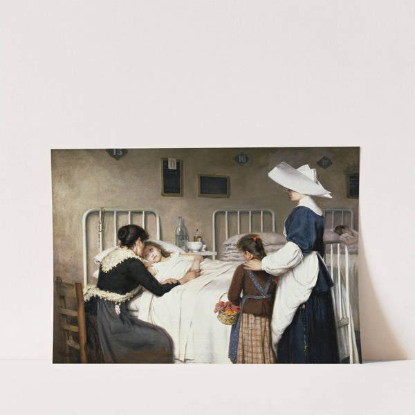 La Visita De La Madre Al Hospital by Enrique Paternina García Cid