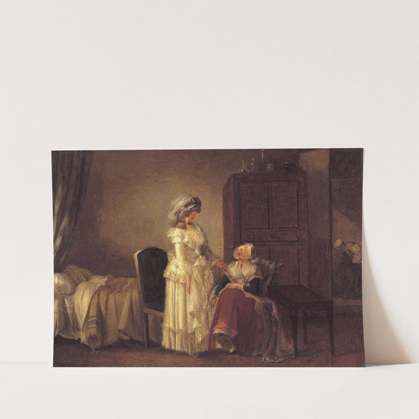 La Visite à la convalescente by Jean-Baptiste Mallet