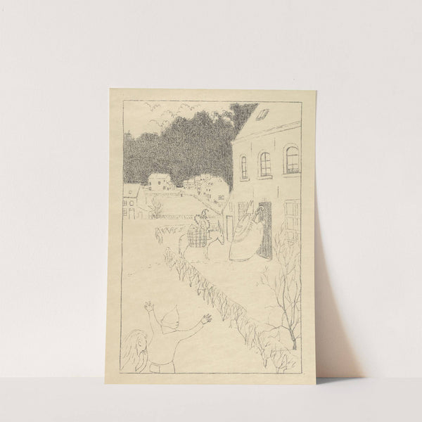 La visite de Saint-Nicolas by Léon Spilliaert