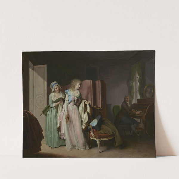 La visite rendue (The Visit Returned) (1789) by Louis Léopold Boilly