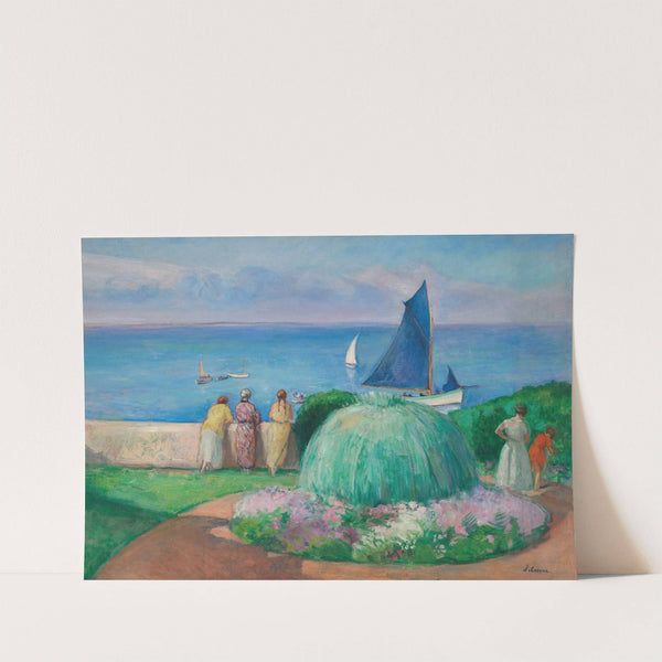 La voile bleue, Préfailles (1922) by Henri Lebasque