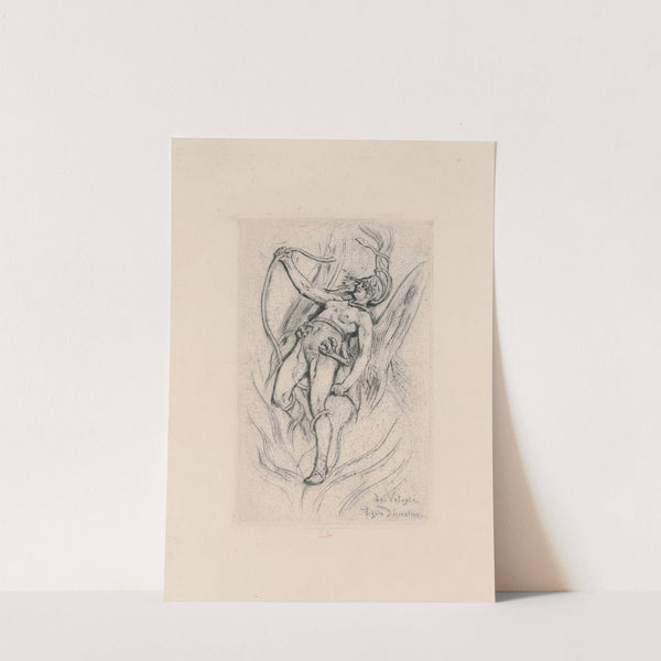 La volupté, figure décorative (1885) by Félicien Rops