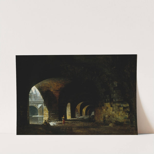 La Voûte du quai de Gesvres by Auguste Jacques Régnier