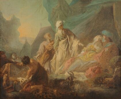 Laban Searching for His Stolen Gods