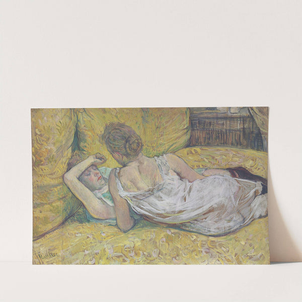 L'abandon (Les deux amies) by Henri de Toulouse-Lautrec