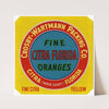 Label for Fine Citra Oranges – Yellow (1930-1950)
