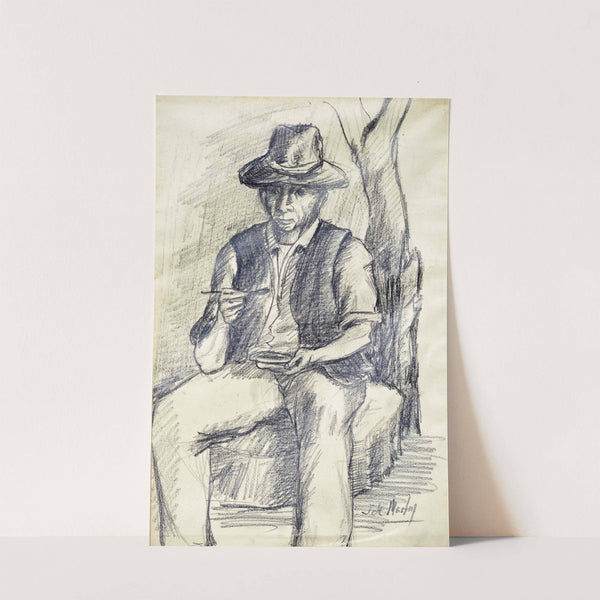 Labrador comiendo migas by José de Martín Simón