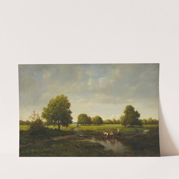 L'Abreuvoir by Théodore Rousseau