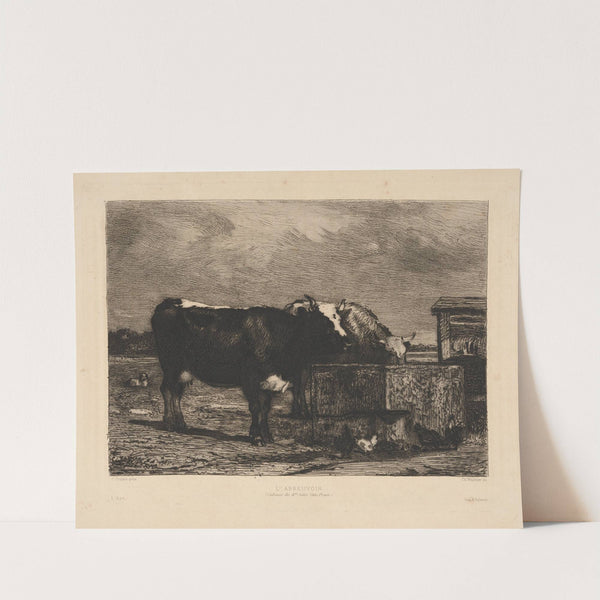 L’Abreuvoir (The trough) by Charles Albert Waltner