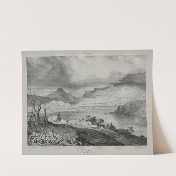 Lac d’Aidat, Auvergne (1831) by Eugène Isabey
