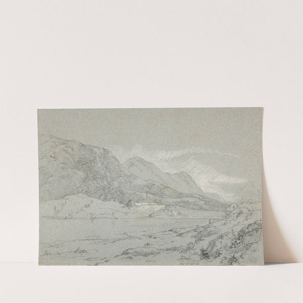 Lac en Écosse by Jacques-Raymond Brascassat