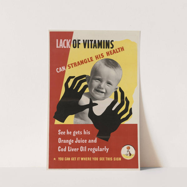 Lack of Vitamins Can Strangle His Health by Anonymous