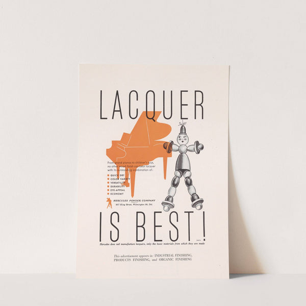 Lacquer is Best! by Hercules Incorporated