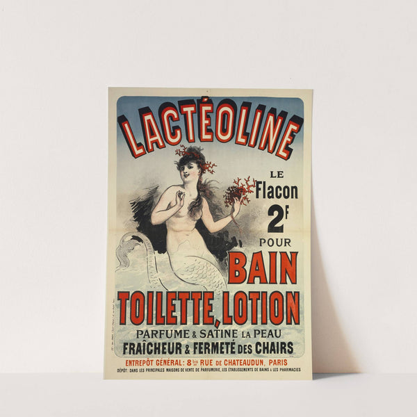 Lacteoline,Bain Toilette, Lotion (1884) by Jules Chéret
