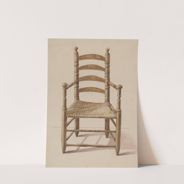 Ladder Back Chair by American 20th Century
