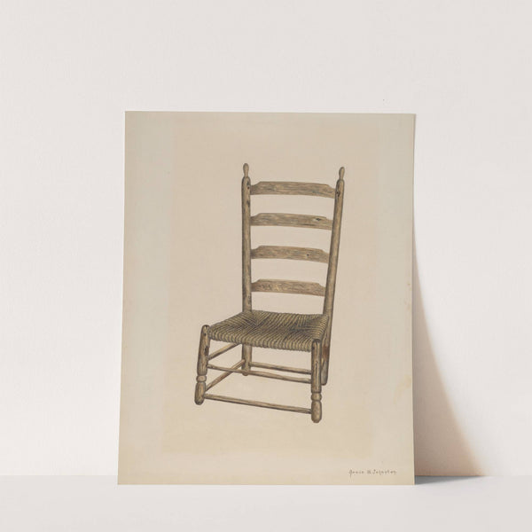 Ladder Back Chair by Annie B. Johnston