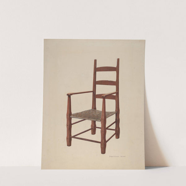 Ladder Back Chair by Roger Deats