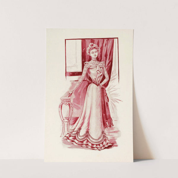 Ladies afternoon gown by Anonymous