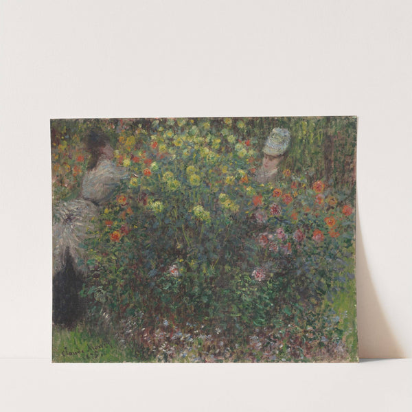 Ladies in Flowers (1875) by Claude Monet