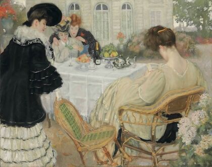 Ladies taking Tea