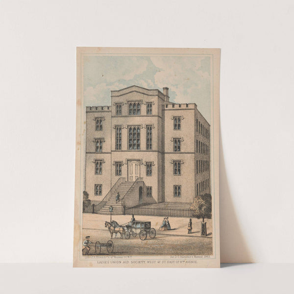 Ladies Union Aid Society, West 42 St. East of 8th Avenue. (1863) by A. Brown & Co