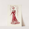 Ladies visiting gown by Anonymous