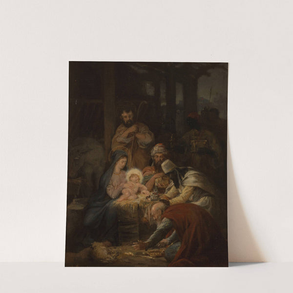 L'Adoration des Mages by Oscar-Pierre Mathieu