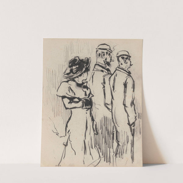 Lady and Two Gentlemen by James Ensor