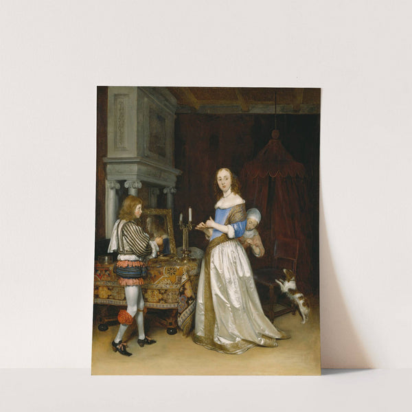 Lady at Her Toilette (ca. 1660) by Gerard ter Borch