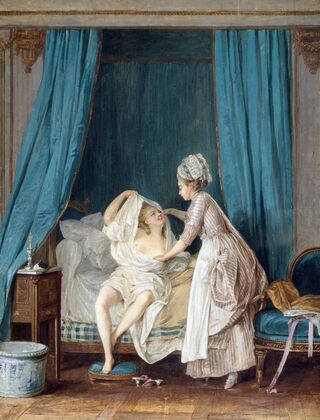 Lady Getting out of Bed (1776)