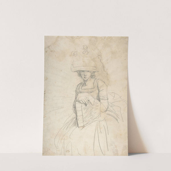 Lady Holding a Book by George Romney