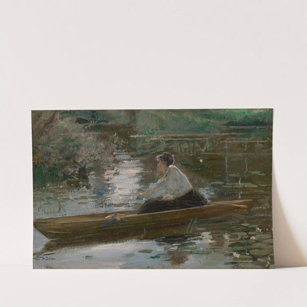 Lady in a Boat Josef Schusser by Josef Schusser