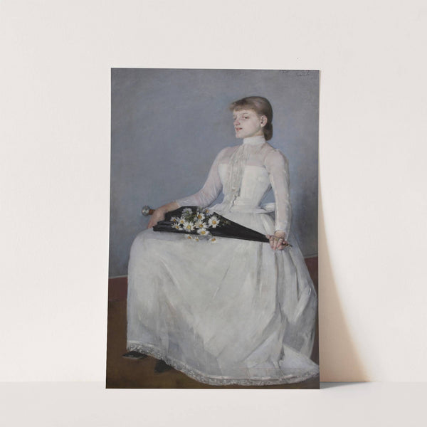 Lady in a White Dress by Olga Boznanska