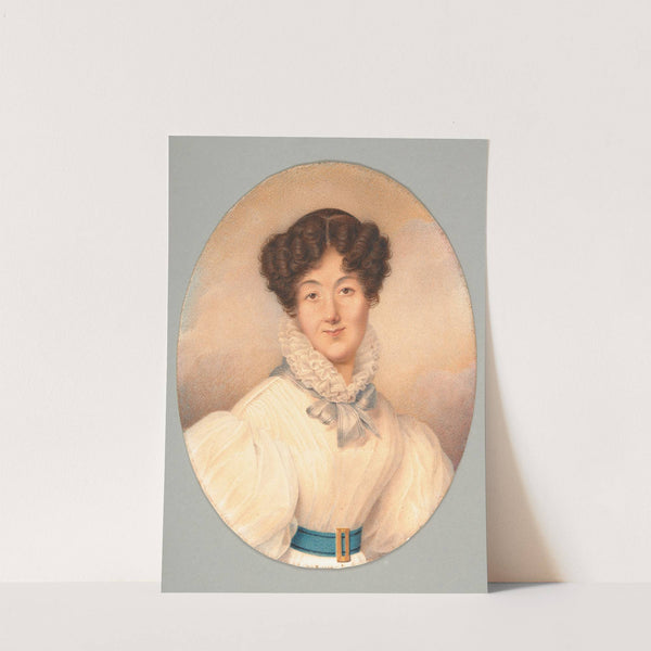 Lady in a White Gown by Jóseph Bordes