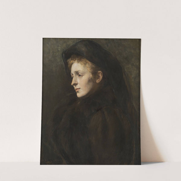 Lady in Mourning by Hildegard Thorell