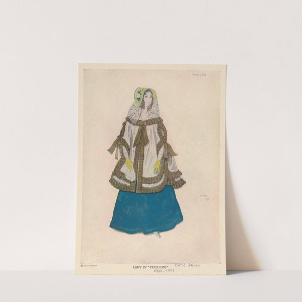 Lady in ‘Papillons’ (1912 - 1916) by Léon Bakst