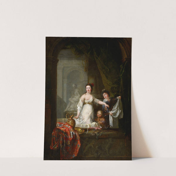 Lady in the Bath with Cupids by Robert Tournières