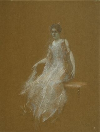 Lady in White (ca. 1895)