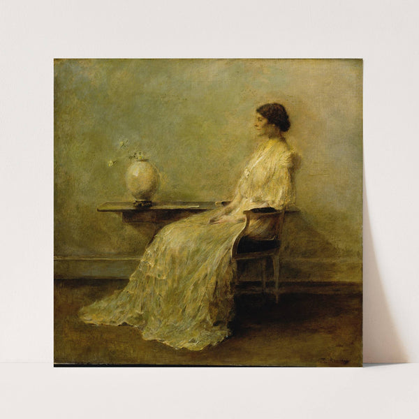 Lady in White (No. 2) by Thomas Wilmer Dewing