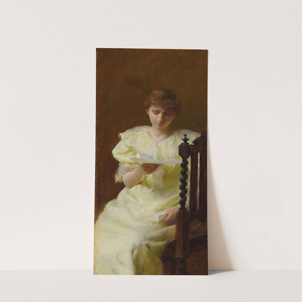 Lady In Yellow (1893) by Charles Courtney Curran