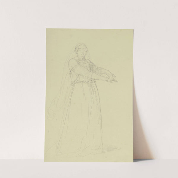 Lady Macbeth mit blutigen Händen by Ferdinand Fellner