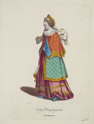 Lady of Hungary in 1626. Dame Hongroise. (1757-1772)