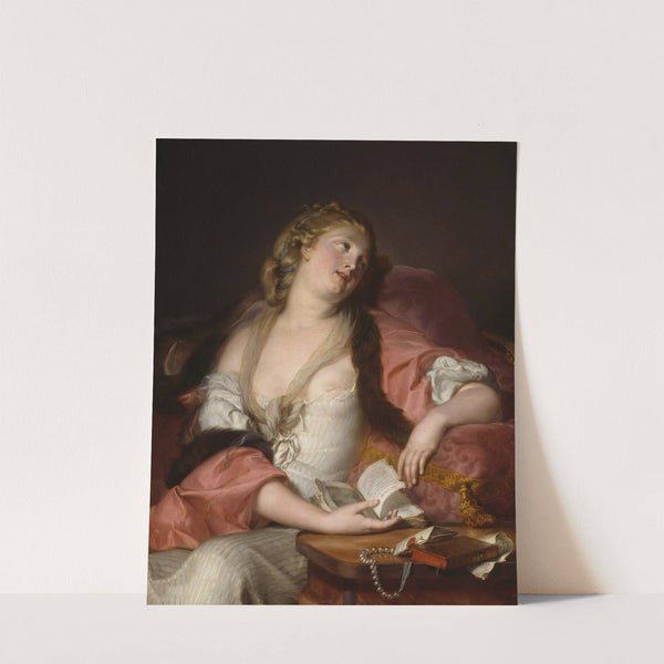 Lady Reading the Letters of Heloise and Abelard by Auguste Bernard d’Agesci