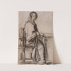 Lady seated at a Table by Jacobo Confortini