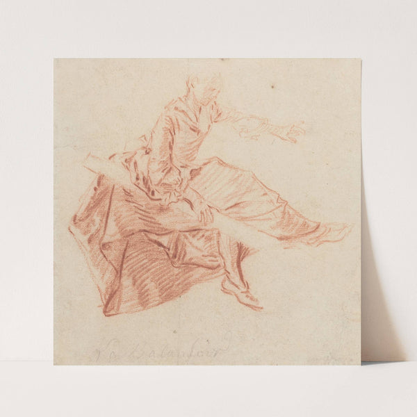 Lady Seated on a See-Saw by Nicolas Lancret