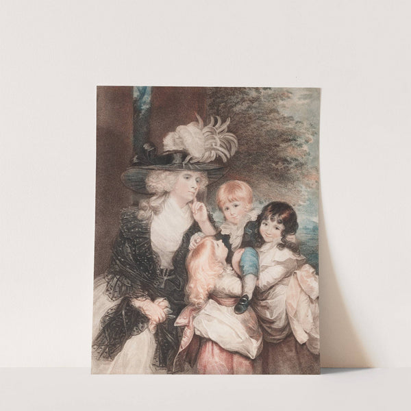 Lady Smith and Her Children (1789) by Francesco Bartolozzi