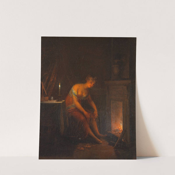 Lady Tying her Garter (1810) by Alexander Lauréus