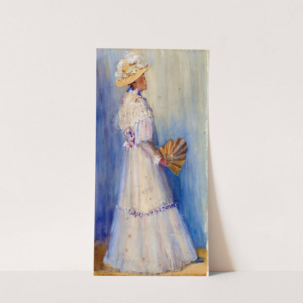 Lady with a Fan by Rhoda Holmes Nicholls